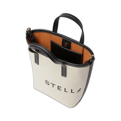 Stella Mccartney Logo-Printed Top Handle Bag