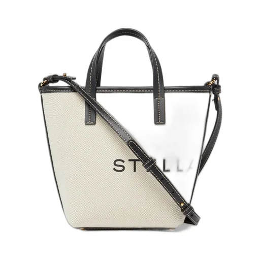 Stella Mccartney Logo-Printed Top Handle Bag