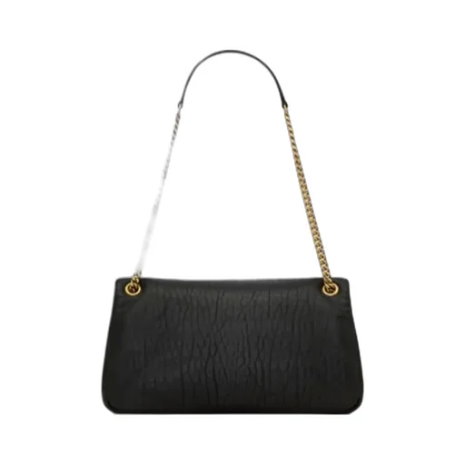 Saint Laurent Calypso Logo Plaque Medium Shoulder Bag