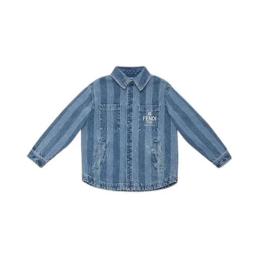Fendi Kids Denim Go-To Junior Jacket