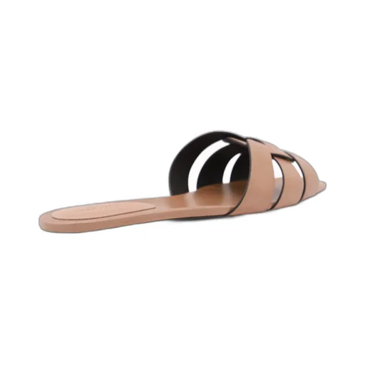 Saint Laurent Open Toe Slip-On Sandals