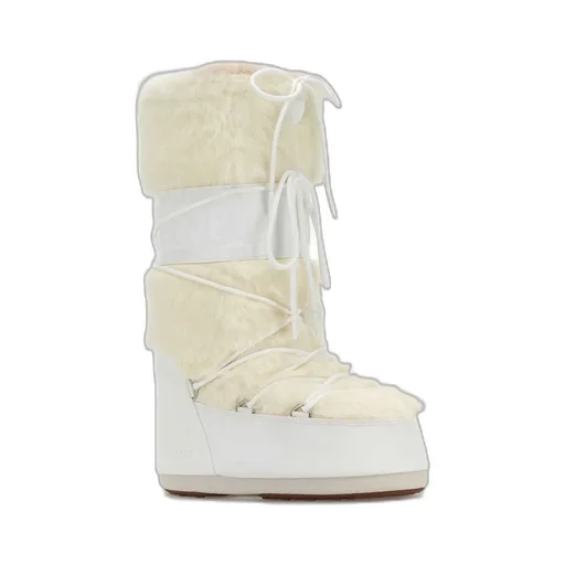 Moon Boot Icon Faux-Fur Lace-Up Snow Boots