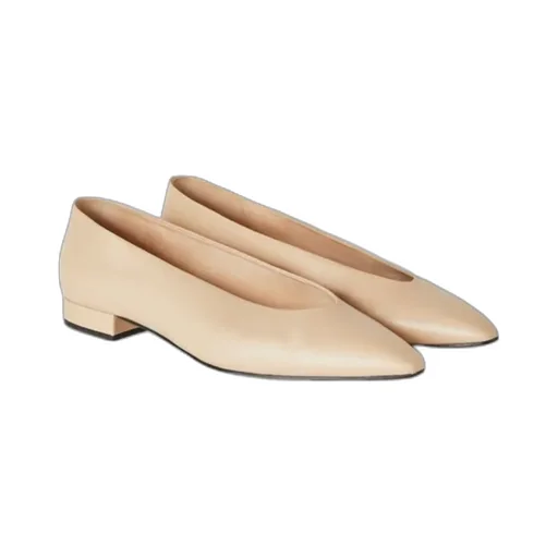Loro Piana Rebecca Pointed-Toe Ballerina Shoes
