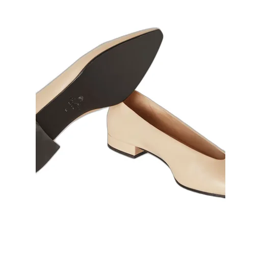 Loro Piana Rebecca Pointed-Toe Ballerina Shoes