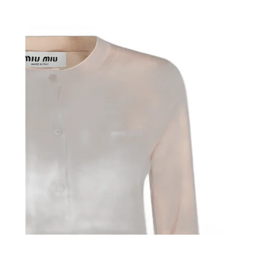 Miu Miu Buttoned Crewneck Cardigan