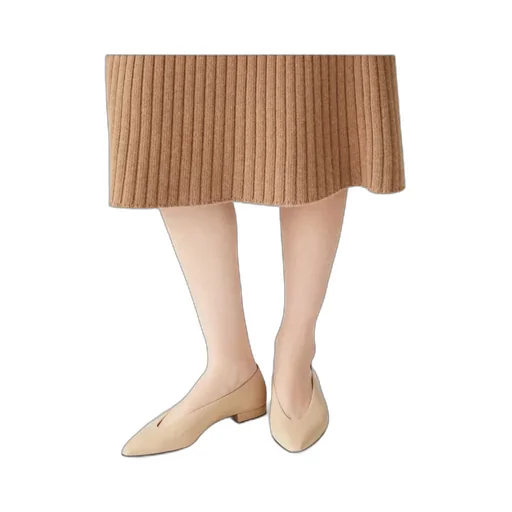 Loro Piana Rebecca Pointed-Toe Ballerina Shoes