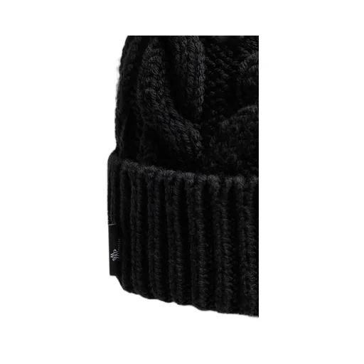 Moncler Logo Patch Knit Beanie