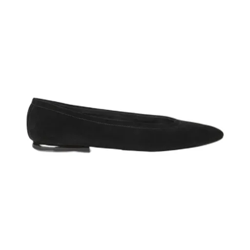 Loro Piana Round Toe Slip-On Flat Shoes