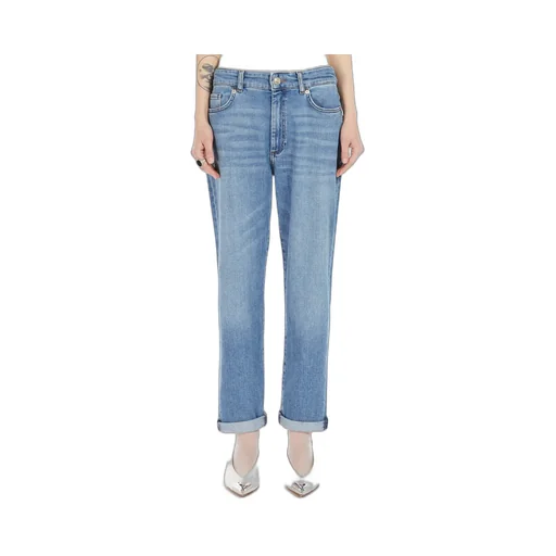 Sportmax Logo Patch Straight Leg Jeans
