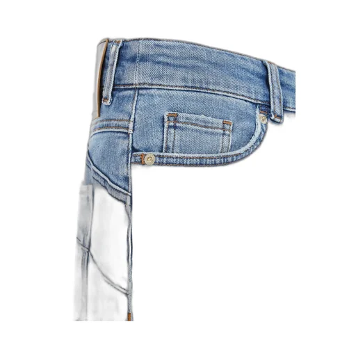 Sportmax Logo Patch Straight Leg Jeans