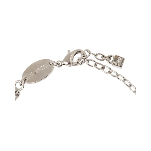 Dsquared2 Crystal-Embellished Logo Charm Bracelet