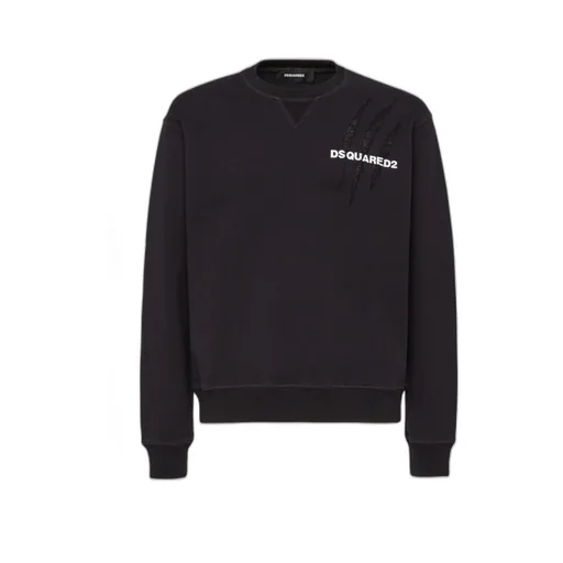 Dsquared2 Distressed Logo-Printed Sweatshirt