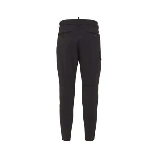 Dsquared2 Mid-Rise Tapered Cargo Trousers