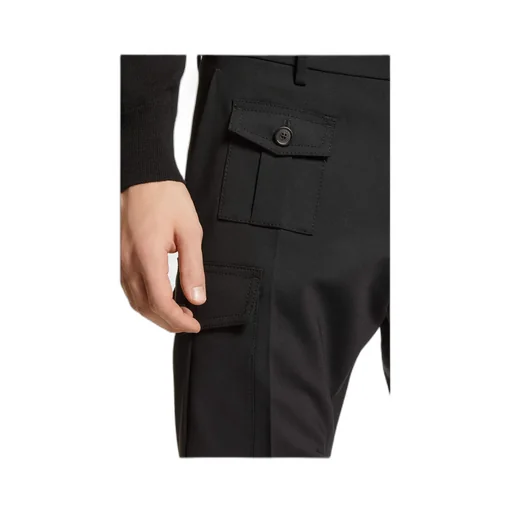 Dsquared2 Mid-Rise Tapered Cargo Trousers