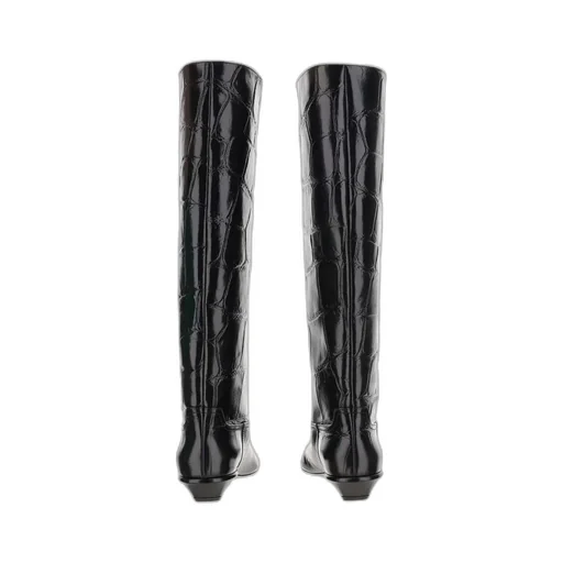 Paris Texas Bettina Embossed Knee-High Boots