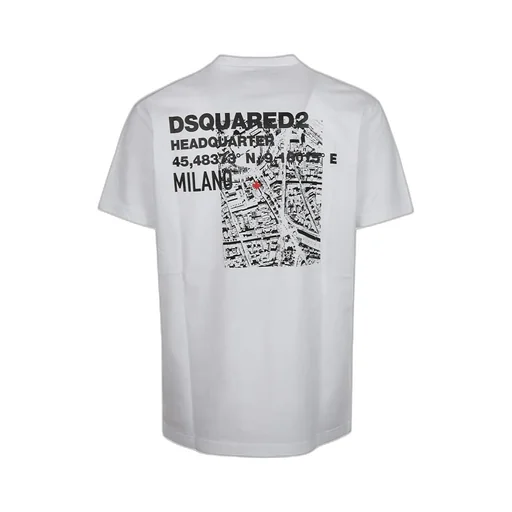 Dsquared2 Logo Printed Crewneck T-Shirt