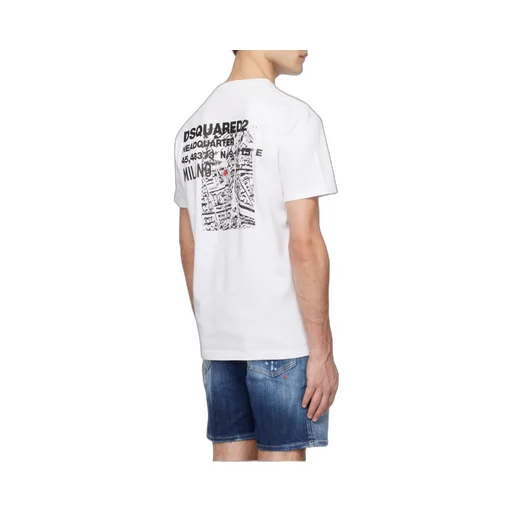 Dsquared2 Logo Printed Crewneck T-Shirt