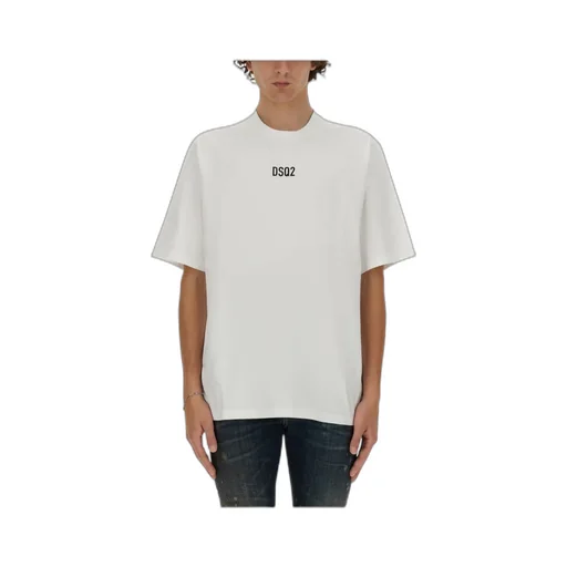 Dsquared2 Logo Printed Crewneck T-Shirt