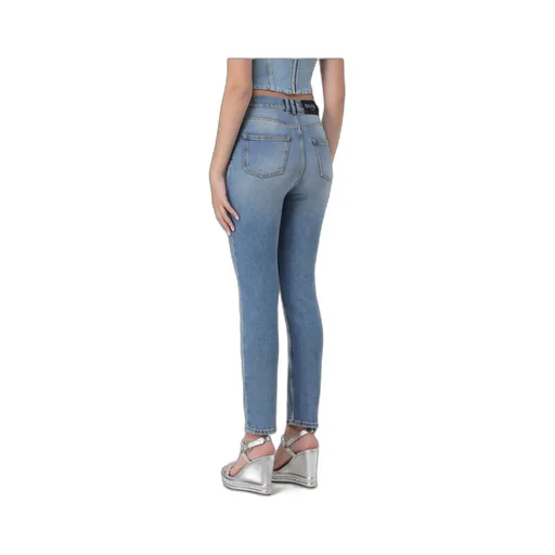 Logo-Patch Tapered Jeans