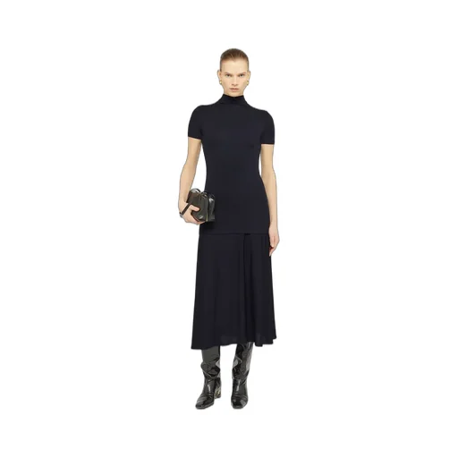 Jil Sander High-Neck Midi Dress