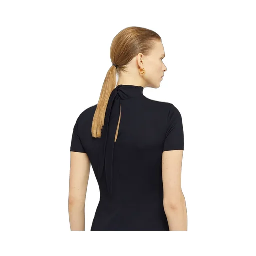 Jil Sander High-Neck Midi Dress