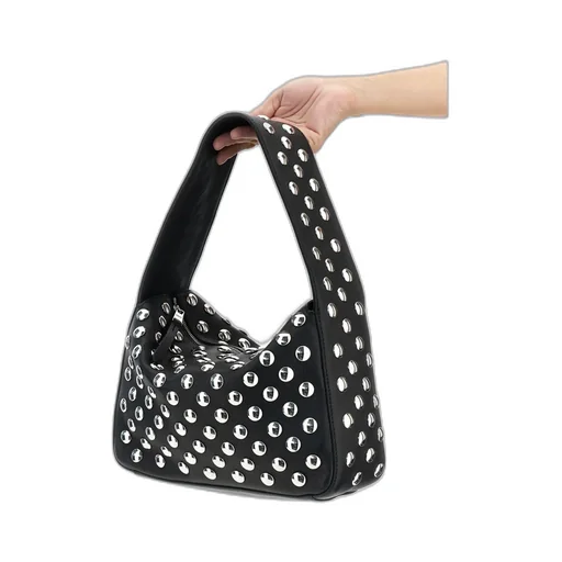 Khaite Elena Stud Embellished Shoulder Bag