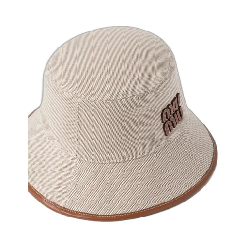 Miu Miu Logo-Patch Bucket Hat
