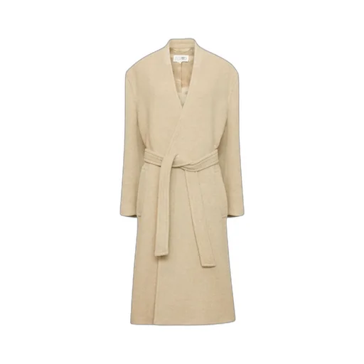 Mm6 Maison Margiela Belted Long Coat