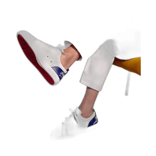 Christian Louboutin Fun Louis Junior Lace-Up Sneakers