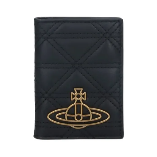 Vivienne Westwood Orb Plaque Quilted Bi-Fold Wallet