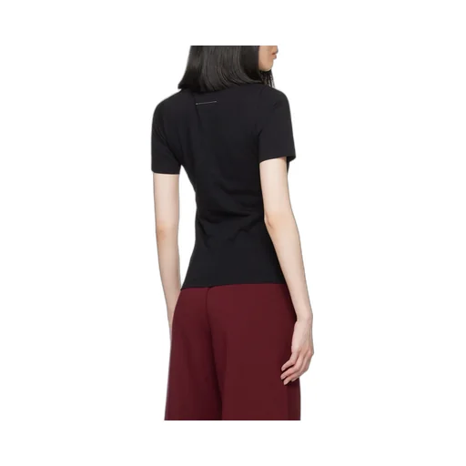 Mm6 Maison Margiela Logo Printed Crewneck T-Shirt
