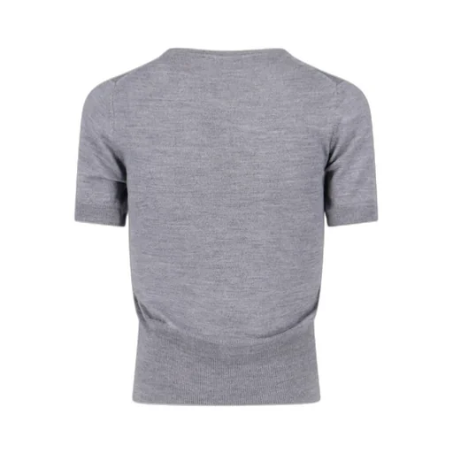 Vivienne Westwood Logo Embroidered Knitted Top