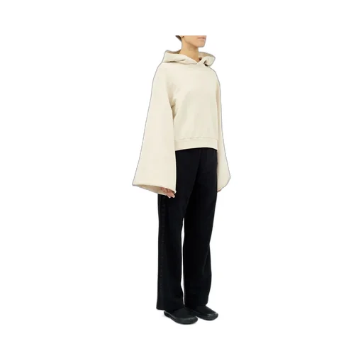 Drop-Shoulder Hooded Sweatshirt