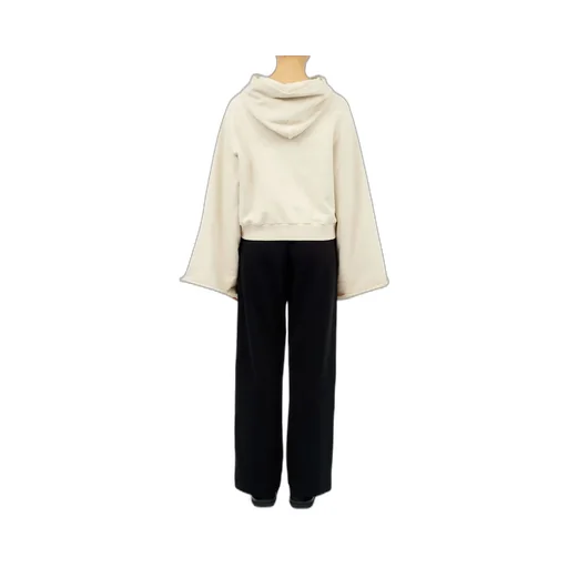 Drop-Shoulder Hooded Sweatshirt