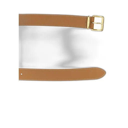 Miu Miu Logo Engraved Buckle Belt