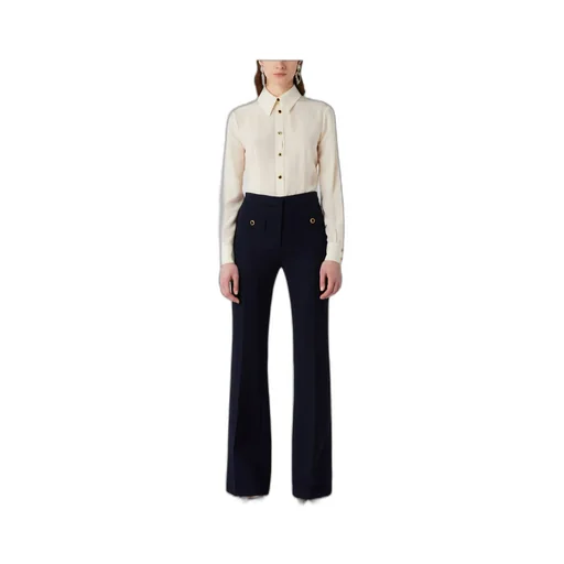 Jewelry-Buttons Silk Shirt