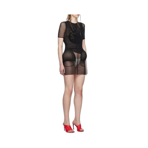 Jean Paul Gaultier X Shayne Oliver Sheer Short Dress