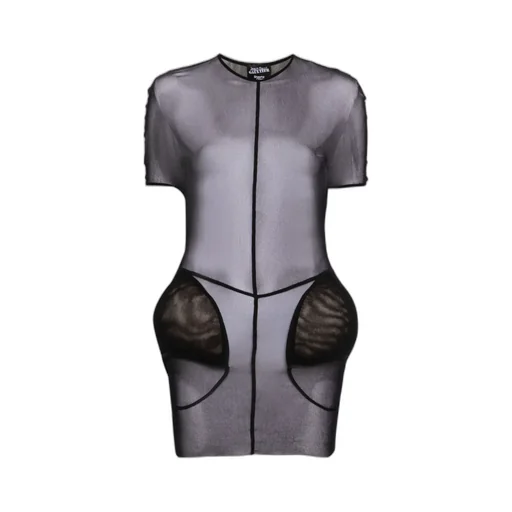 Jean Paul Gaultier X Shayne Oliver Sheer Short Dress