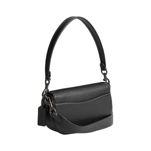 Coach Emmy Logo Plaque Saddle Bag