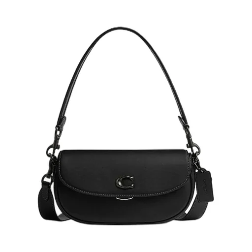 Coach Emmy Logo Plaque Saddle Bag