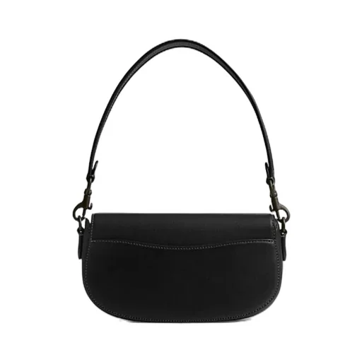 Coach Emmy Logo Plaque Saddle Bag