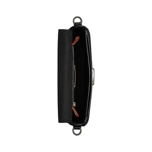 Coach Emmy Logo Plaque Saddle Bag