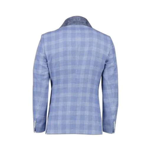 Checked Suit Coat