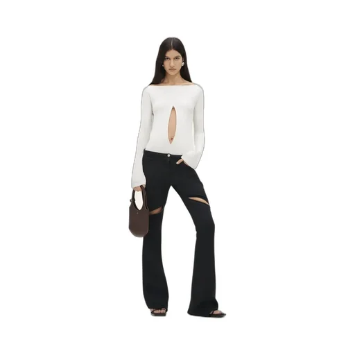 Off-Shoulder Zipped Bodysuit