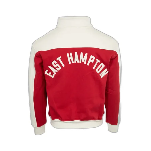 Contrast Varsity Cotton Sweatshirt