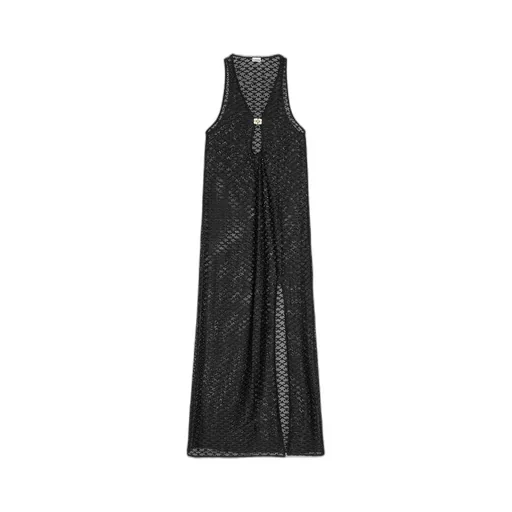 Ganni Openwork Dress