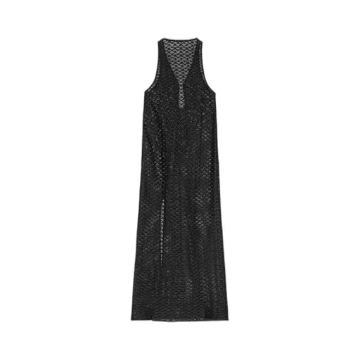 Ganni Openwork Dress
