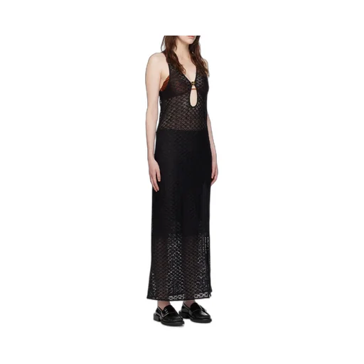 Ganni Openwork Dress