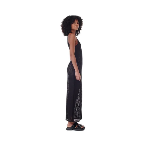 Ganni Openwork Dress