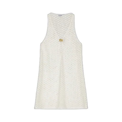 Ganni Openwork Dress
